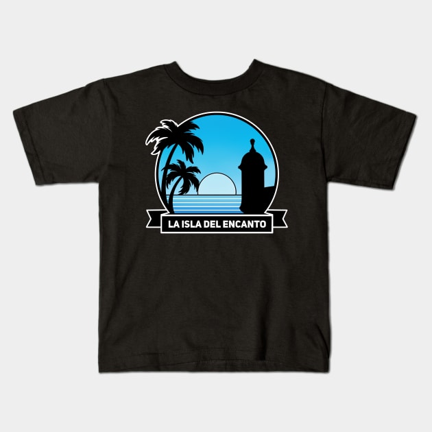 La isla del encanto Kids T-Shirt by Ivetastic